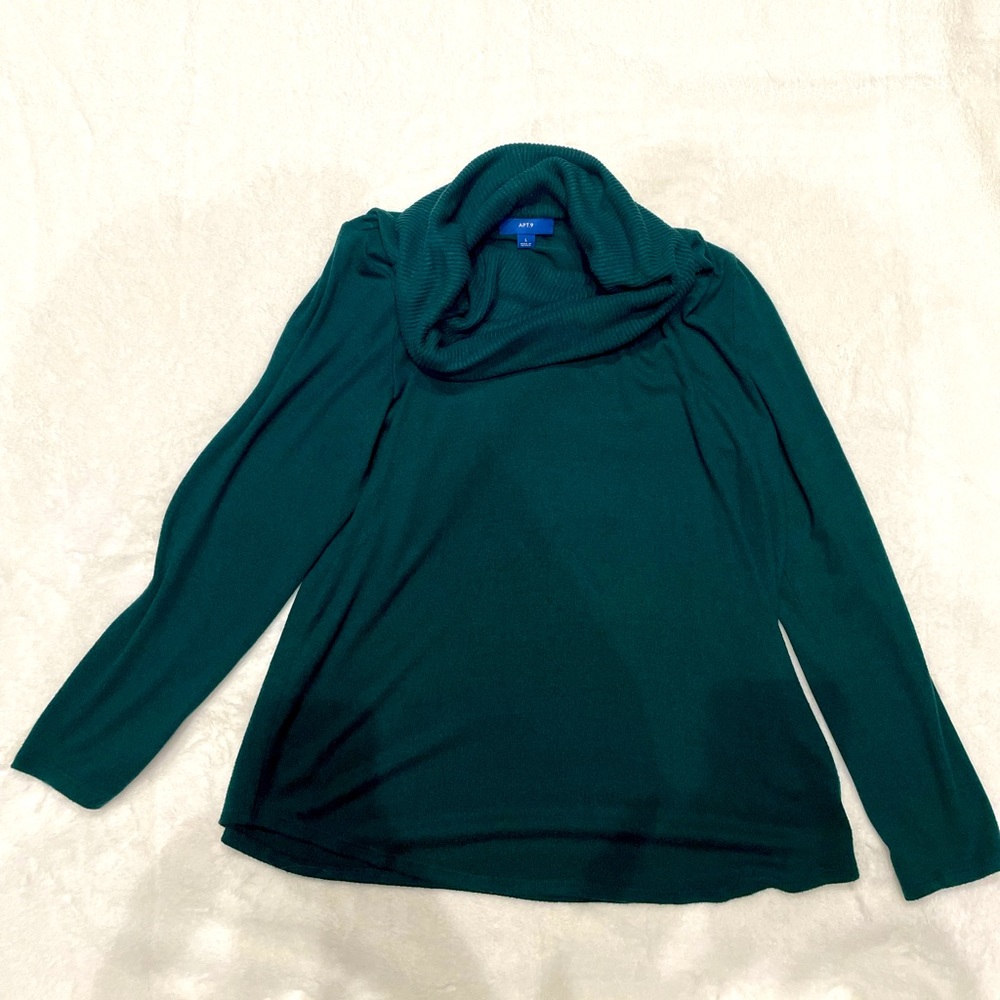 Apt 9 Emerald Green Cowl Neck Sweater
